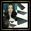 Load image into Gallery viewer, 24 Inch Straight Invisible Tape-In Hair Extensions 50g 20 pieces(Natural Color)