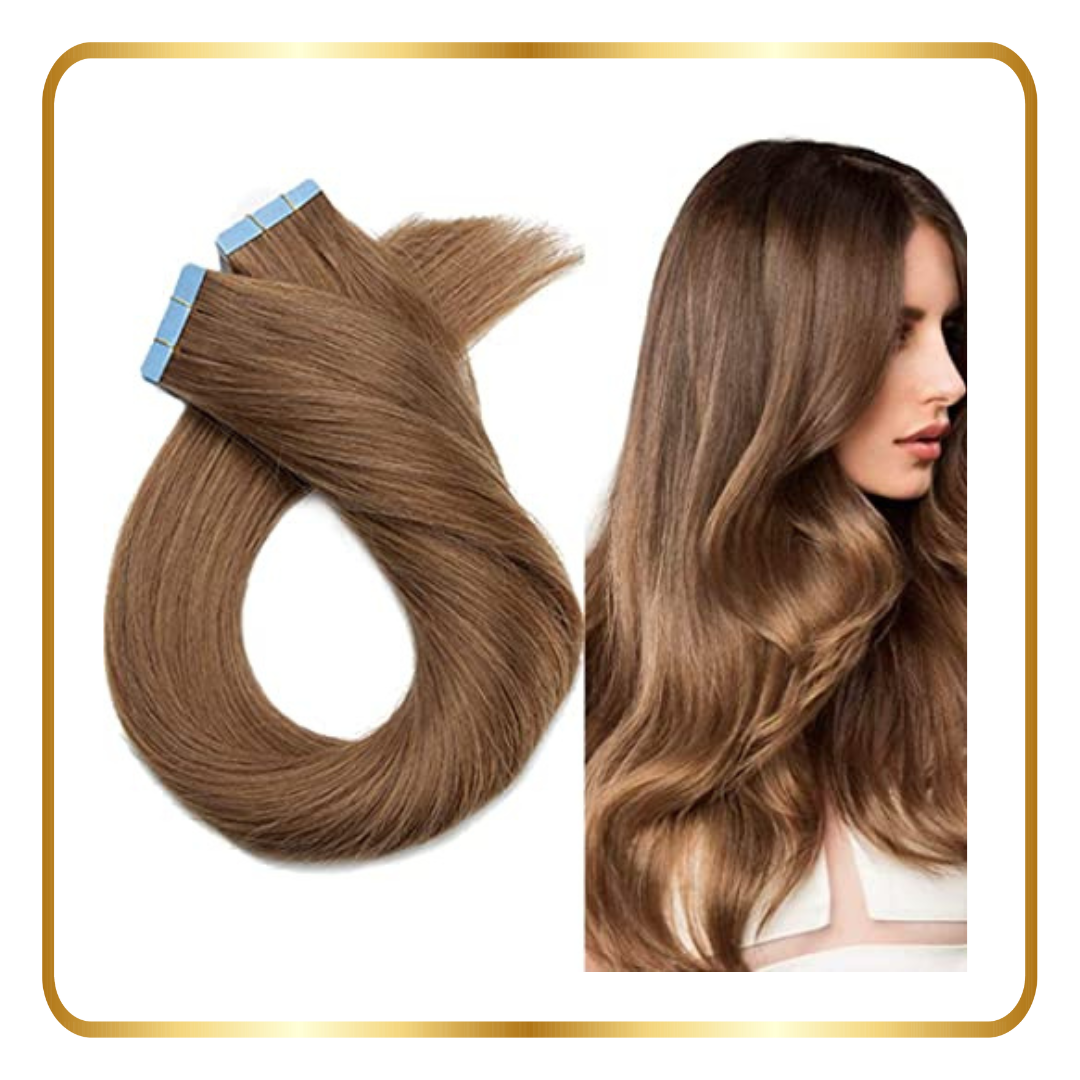 Tape in Hair Extensions Human Hair Straight 24 Inch 50g 20 pieces